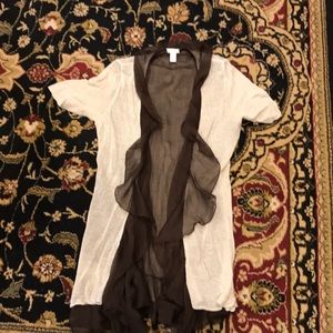 Short sleeve sweater